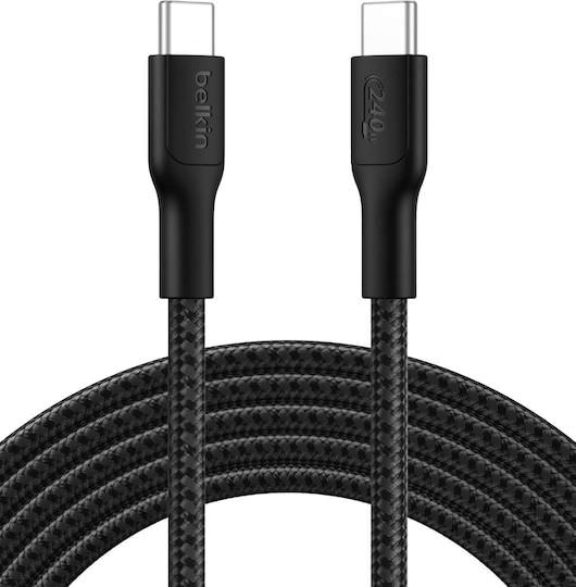 Belkin Boost↑charge Pro Braided USB-C to Lightning Cable 240W Μαύρο 3m CAB025HQ3MBK - Image 1