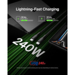 Belkin Boost↑charge Pro Braided USB-C to Lightning Cable 240W Μαύρο 3m CAB025HQ3MBK - Image 4