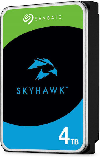 Seagate Skyhawk +Rescue 4TB HDD Σκληρός Δίσκος 3.5" SATA III με 256MB Cache για Καταγραφικό - Image 1