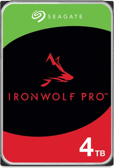 Seagate Ironwolf Pro 4TB HDD Σκληρός Δίσκος 3.5" SATA III 7200rpm με 256MB Cache για NAS - Image 1