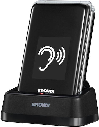 Brondi Amico Super TV Dual SIM Κινητό με Μεγάλα Κουμπιά Γκρι - Image 1