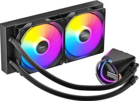 Antec SKELETON 240 Υδρόψυξη Επεξεργαστή Διπλού Ανεμιστήρα 120mm για Socket AM4/AM5/1700/1200 με ARGB Φωτισμό - Image 1