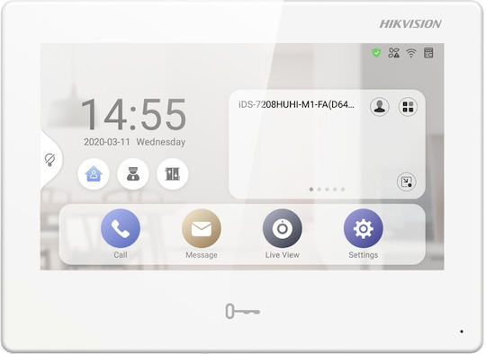 Hikvision Εσωτερικός Σταθμός 7 DS-KH9310-WTE1 Ασύρματος Μετεωρολογικός Σταθμός Ψηφιακός Επιτραπέζιος - Image 1