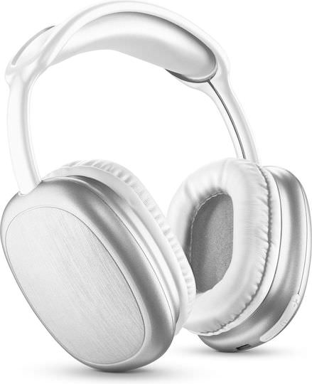 Cellular Line Maxi 2 Ασύρματα Bluetooth Over Ear Ακουστικά με 22 ώρες Λειτουργίας Λευκά - Image 1