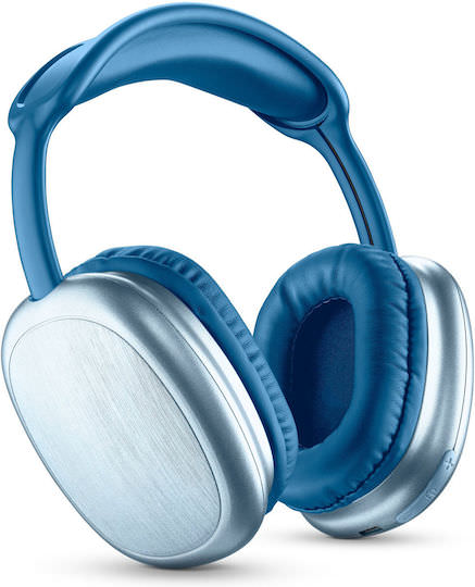 Cellular Line Maxi 2 Ασύρματα Bluetooth Over Ear Ακουστικά με 22 ώρες Λειτουργίας Μπλε - Image 1