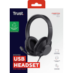 Trust Ayda Max On Ear Multimedia Ακουστικά με μικρόφωνο και σύνδεση USB-A / USB-C - Image 2