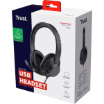 Trust Ayda Max On Ear Multimedia Ακουστικά με μικρόφωνο και σύνδεση USB-A / USB-C - Image 4