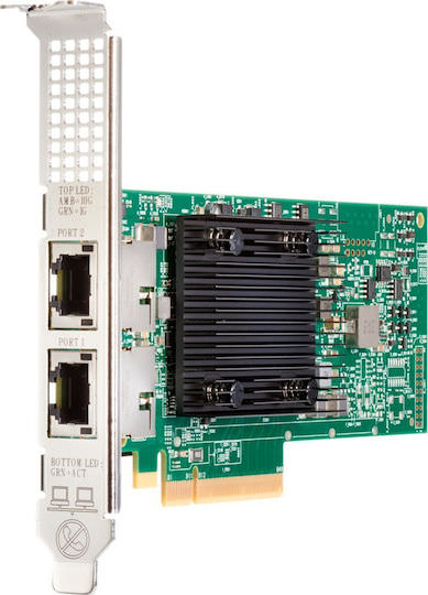 HP HPE Ethernet Adapter 10Gb 2port BASET v1 Ενσύρματη Κάρτα Δικτύου Gigabit (1Gbps) Ethernet PCI-e - Image 1