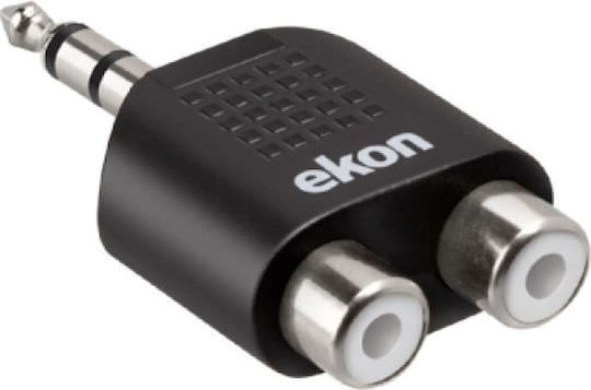 SBS Μετατροπέας 3.5mm male σε RCA female 1τμχ SPLITJACK1M2RC - Image 1