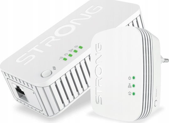 Strong 1000 Duo Wi-Fi Mini Powerline για Ασύρματη Σύνδεση και Θύρα Gigabit Ethernet - Image 1