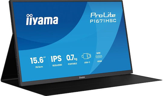 Iiyama ProLite IPS Φορητό Monitor 15.6" FHD 1920x1080 με Χρόνο Απόκρισης 3ms GTG - Image 1