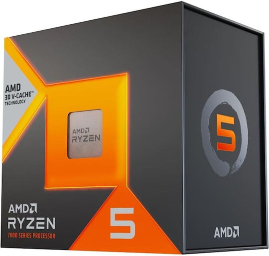 AMD Ryzen 5 7500X3D 4GHz Επεξεργαστής 6 Πυρήνων για Socket AM5 σε Κουτί - Image 1