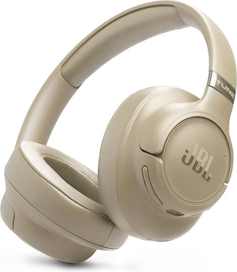 JBL Tune 780NC Ασύρματα / Ενσύρματα Over Ear Ακουστικά με 76 ώρες Λειτουργίας και Quick Charge Μπεζ - Image 1