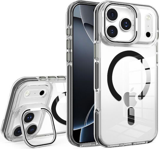 Lens Mag Cover Back Cover Πλαστικό / Σιλικόνης / Tempered Glass Μαύρο (iPhone Air) - Image 1