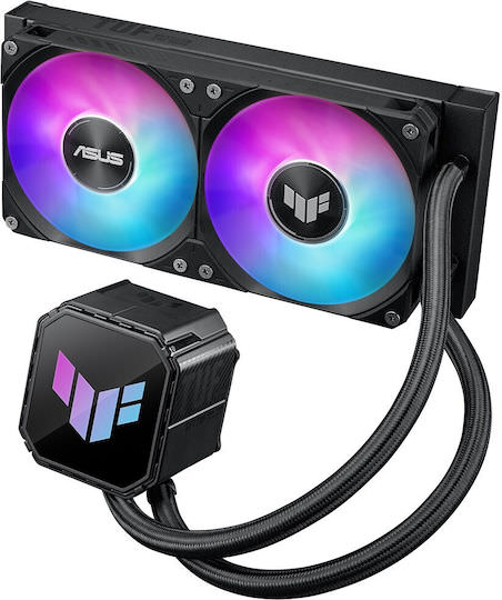 Asus TUF Gaming LC III 240 Υδρόψυξη Επεξεργαστή Διπλού Ανεμιστήρα 120mm για Socket AM4/AM5/1700/1200 με ARGB Φωτισμό - Image 1