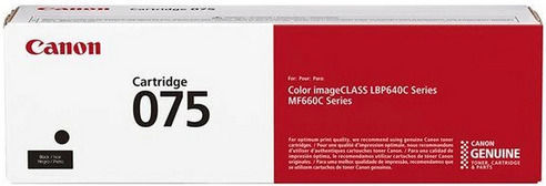 Canon 075 Γνήσιο Toner Laser Εκτυπωτή Μαύρο 6365C002 - Image 1