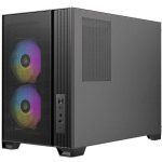 Antec FLUX M Gaming Micro Tower Κουτί Υπολογιστή με Πλαϊνό Παράθυρο Μαύρο - Image 4