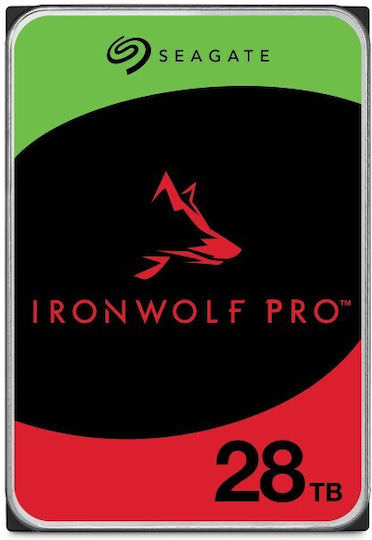 Seagate Ironwolf Pro 28TB HDD Σκληρός Δίσκος 3.5" SATA III 7200rpm με 256MB Cache για NAS - Image 1