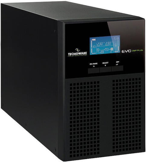 Tecnoware EVO DSP PLUS Mini UPS On-Line 1200VA 1080W με 3 IEC Πρίζες - Image 1