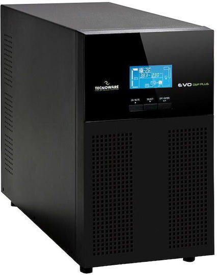 Tecnoware EVO DSP PLUS UPS On-Line 3600VA με 4 IEC Πρίζες - Image 1