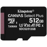 Kingston Canvas Select Plus microSDHC 512GB Class 10 U3 V30 A1 UHS-I με αντάπτορα - Image 4
