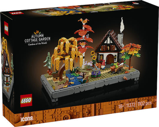 LEGO Icons Autumn Cottage Garden για 18+ Ετών 1102τμχ - Image 1
