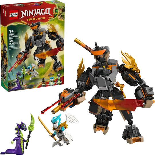 LEGO Ninjago Cole's Mission Mech & Dragon Zane για 7+ Ετών 364τμχ - Image 1
