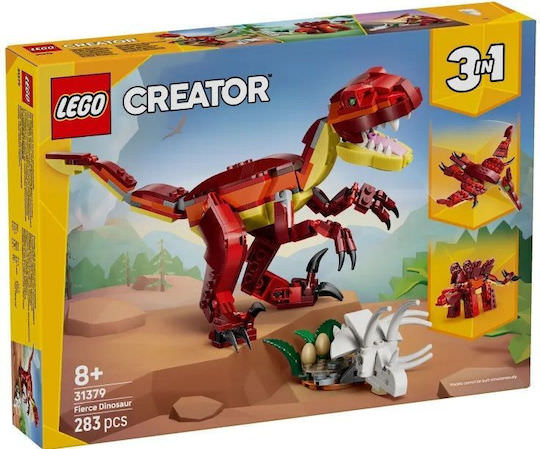LEGO Creator 3-in-1 Fierce Dinosaur για 8+ Ετών 283τμχ - Image 1