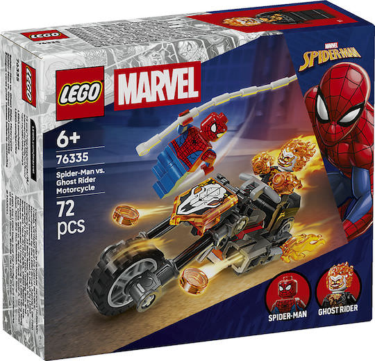 LEGO Marvel Spider-Man vs. Ghost Rider Motorcycle για 6+ Ετών 72τμχ - Image 1