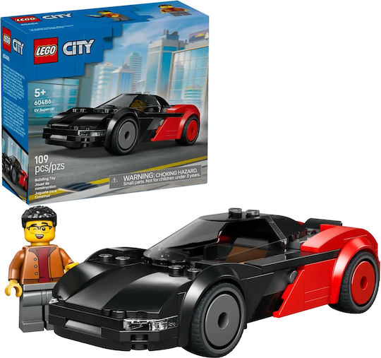 LEGO City EV Supercar για 5+ Ετών 109τμχ - Image 1