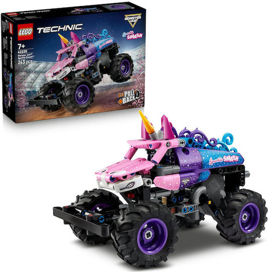 LEGO Technic Monster Jam™ Sparkle Smash™ Pull-Back για 7+ Ετών 243τμχ - Image 1