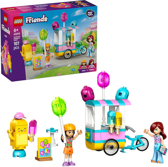 LEGO Friends Ice Cream & Balloon Stand για 6+ Ετών 107τμχ - Image 1