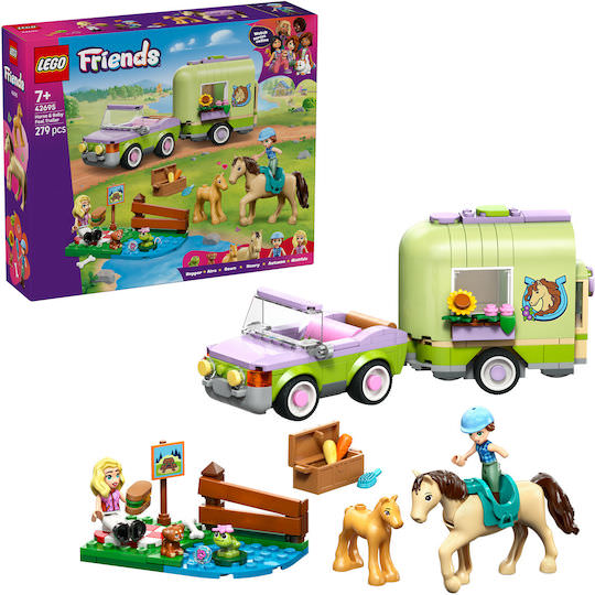 LEGO Friends Horse & Baby Foal Trailer για 7+ Ετών 279τμχ - Image 1