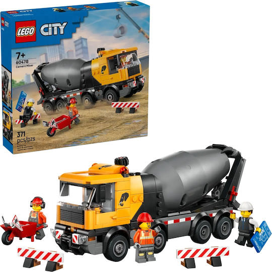 LEGO City Cement Mixer για 7+ Ετών 371τμχ - Image 1