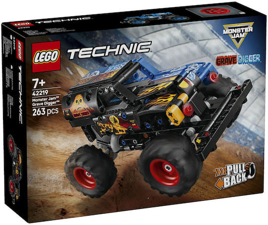 LEGO Technic Monster Jam™ Grave Digger™ Fire and Ice για 7+ Ετών 263τμχ - Image 1