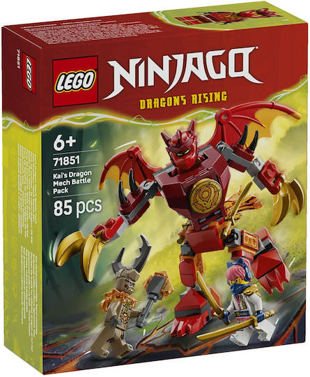 LEGO Ninjago Kai's Dragon Mech Battle Pack για 6+ Ετών 85τμχ - Image 1