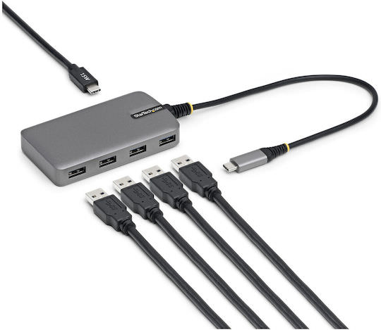 StarTech USB 2.0 Hub 4 Θυρών με σύνδεση USB-C - Image 1