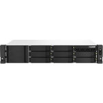 QNap TS-864EU-RP-8G NAS Rack με 8 θέσεις για M.2/SSD και 2 θύρες Ethernet