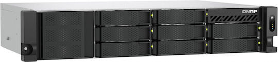 QNap TS-855eU-8G NAS Rack με 8 θέσεις για HDD/M.2/SSD και 2 θύρες Ethernet - Image 1