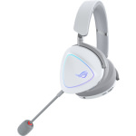Asus ROG Delta II Ασύρματο Over Ear Gaming Headset με σύνδεση Bluetooth / USB Λευκό - Image 3