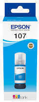 Epson 107 Γνήσιο Μελάνι Εκτυπωτή InkJet Κυανό (C13T09B240) - Image 1