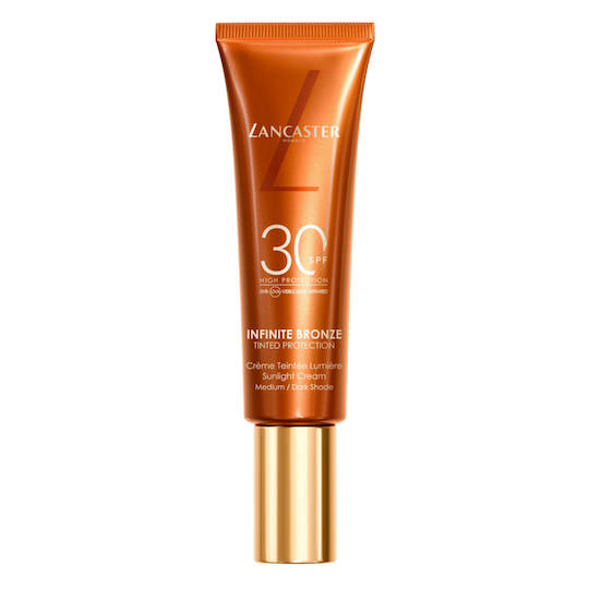 Lancaster Infinite Bronze Αντηλιακή Κρέμα Προσώπου SPF30 με Χρώμα Medium 50ml - Image 1