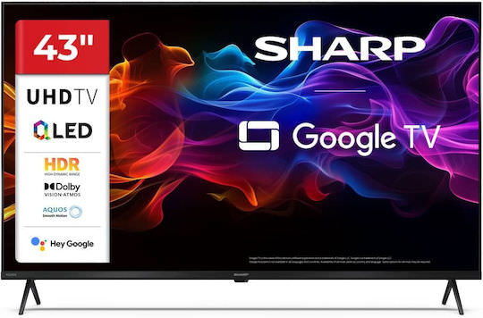 Sharp Smart Τηλεόραση 43" 4K UHD QLED 43HP5265E HDR (2024) 43HP5265E - Image 1