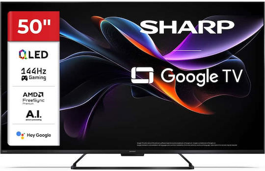 Sharp Smart Τηλεόραση 50" 4K UHD QLED 50HR7265E HDR (2025) - Image 1