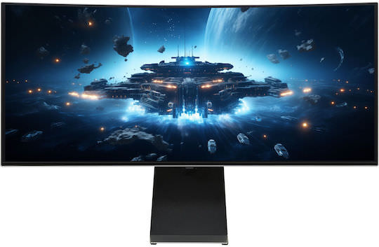 Samsung Odyssey G8 G85SD Ultrawide OLED HDR Curved Gaming Monitor 34" QHD 3440x1440 175Hz με Χρόνο Απόκρισης 0.03ms GTG - Image 1