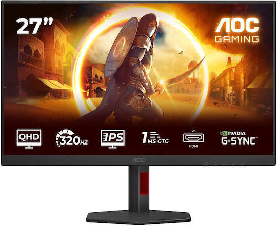 AOC Q27G4SRU HDR Gaming Monitor 27" QHD 2560x1440 320Hz με Χρόνο Απόκρισης 1ms GTG - Image 1