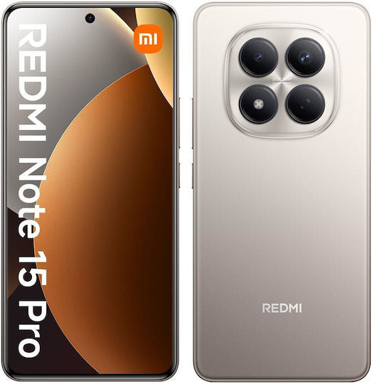 Xiaomi Redmi Note 15 Pro 4G Dual SIM (8/256GB) Titanium - Image 1
