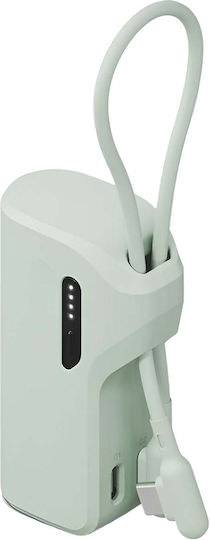 Cygnett Thumboost Power Bank 5000mAh 20W με 2 Θύρες USB-C Πράσινο - Image 1