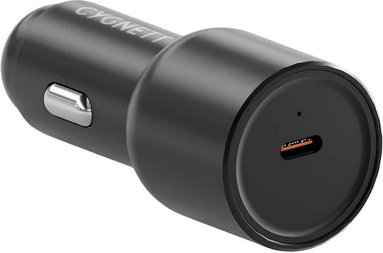 Cygnett 65w Usb-c Car Charger Power Delivery Black - Image 1