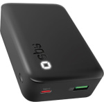 SBS Power Bank 20000mAh 20W με Θύρα USB-A και Θύρα USB-C Power Delivery Μαύρο